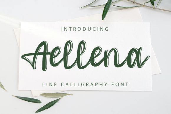 Aellena: A Handwritten Font for Makers