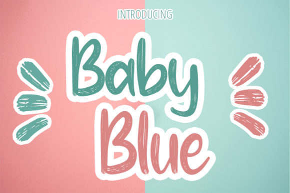 Baby Blue Font Review: A Versatile Handwritten Typeface