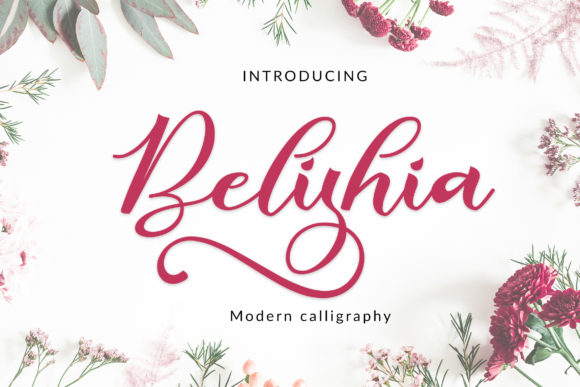 Belishia: A Handwritten Font for Web Designers