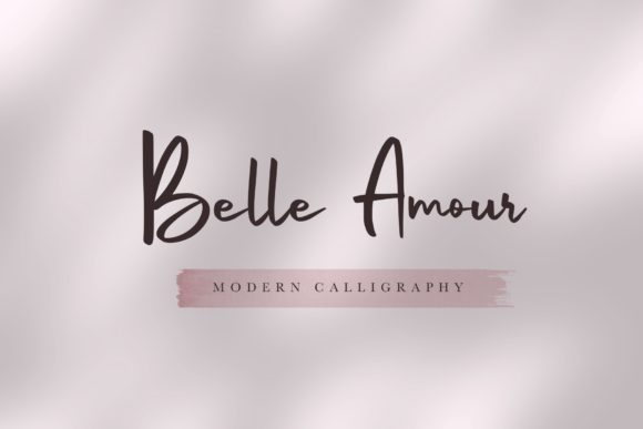 Belle Amour: A Handwritten Font for Branding