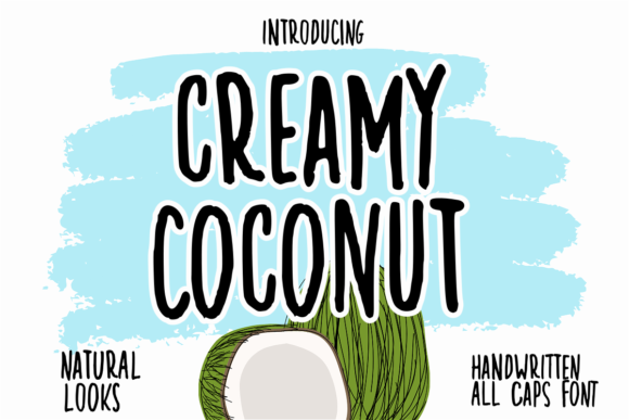 Creamy Coconut: A Handwritten Font for Makers