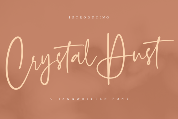 Crystal Dust: A Handwritten Font for Clear Campaigns