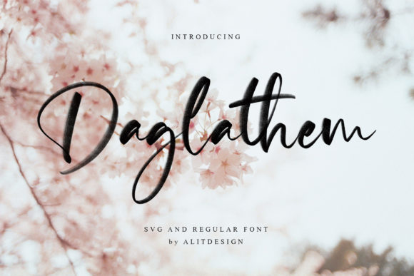 Daglathem: A Timeless Handwritten Font for Makers