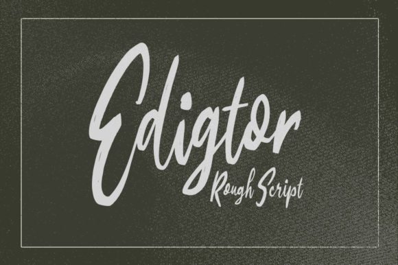 Edigtor: A Timeless Handwritten Font for Crafters