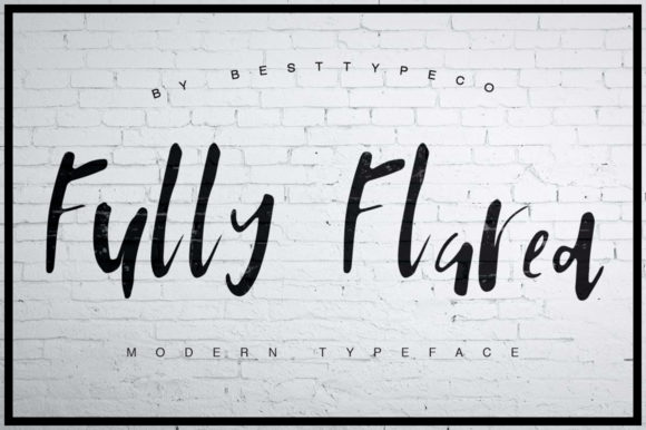 Fully Flared: A Handwritten Font for Modern Web Design