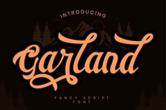 Garland: A Handwritten Font for Elegant Branding
