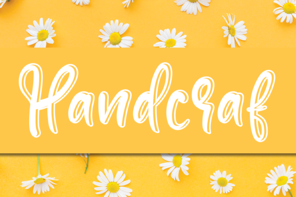 Handcraf: A Modern Handwritten Font for Branding