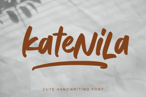 Katenila: A Joyful Handwritten Font for Editorial Design