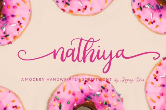 Nathiya: A Handwritten Font for Modern Web Design