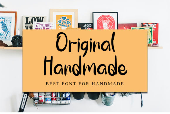 Original Handmade Font for Web Design
