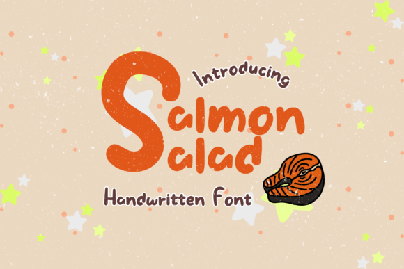 Salmon Salad: A Handwritten Font for Bold Marketing