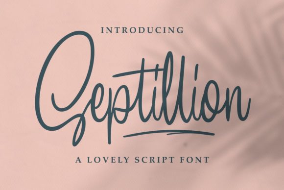 Septillion Font: The Perfect Handwritten Typeface for Crafters