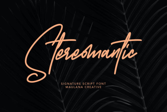Stereomantic Font Review for Campaign Design