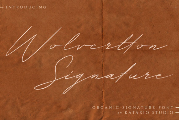 Wolvertton Signature: The Perfect Handwritten Font for Crafters