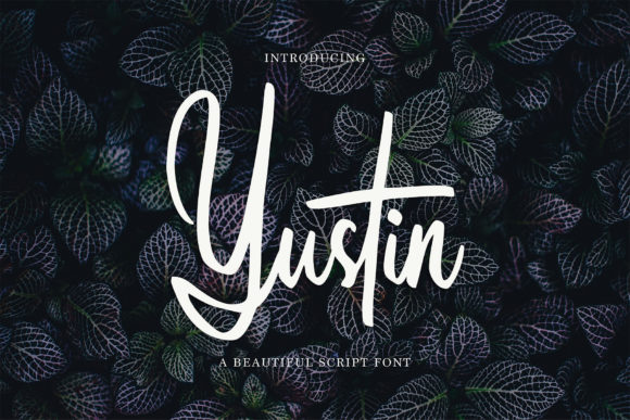 Yustin: A Handwritten Font for Editorial Design